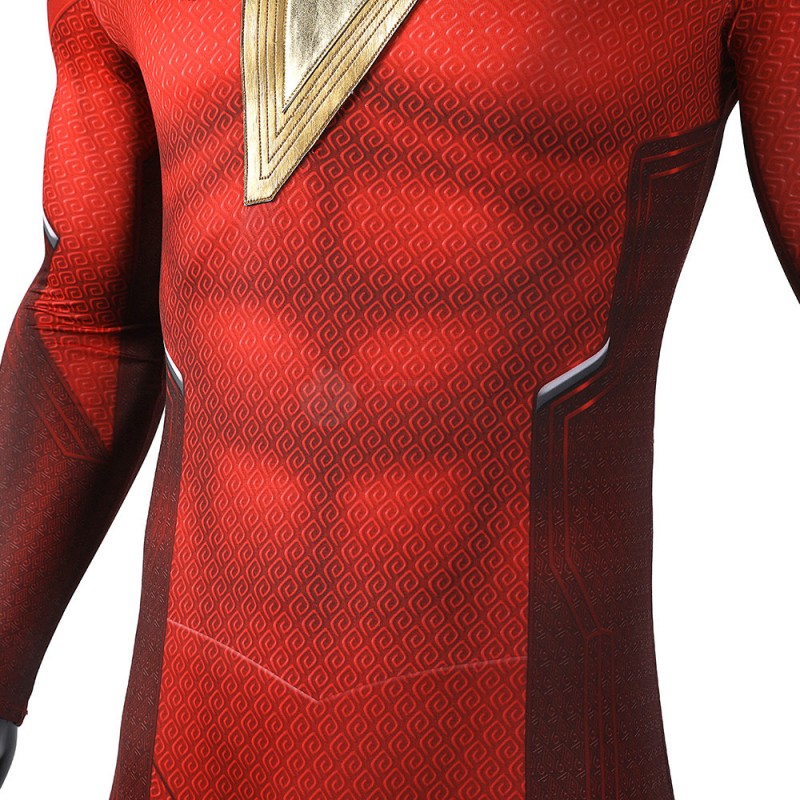 Billy Batson Costume Asher Angel Cosplay Suits