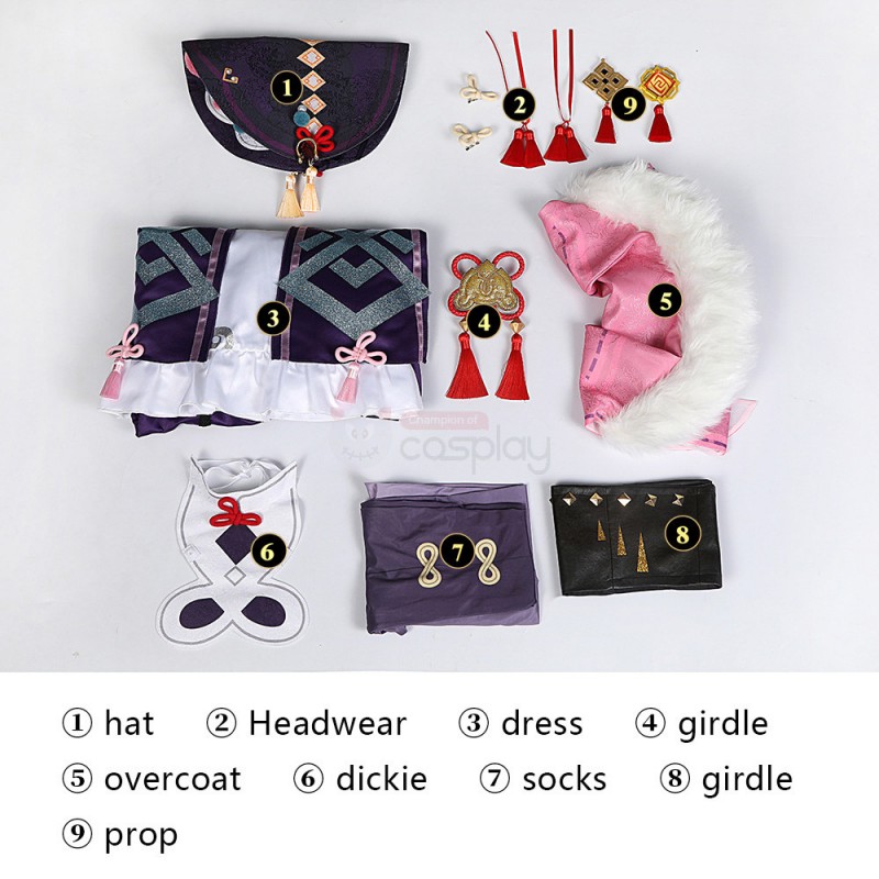 Genshin Impact Cosplay Costumes Yun Jin Costume