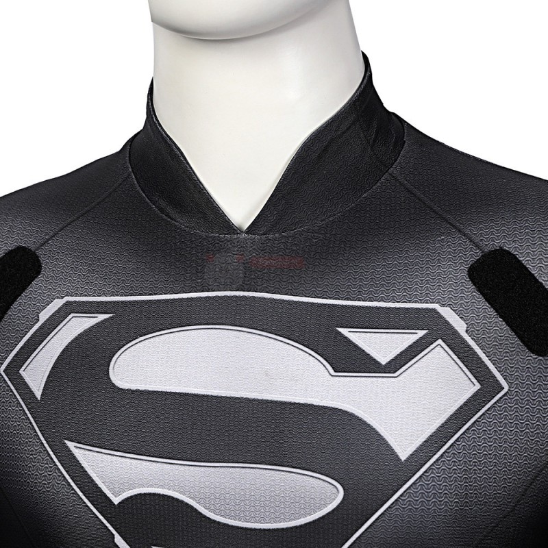 Children Clark Bodysuit Black Bat Cosplay Costume