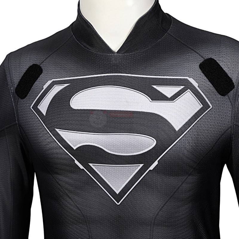 Children Clark Bodysuit Black Bat Cosplay Costume