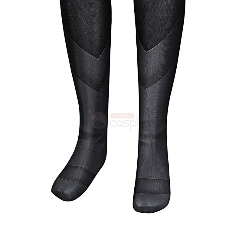 Children Clark Bodysuit Black Bat Cosplay Costume
