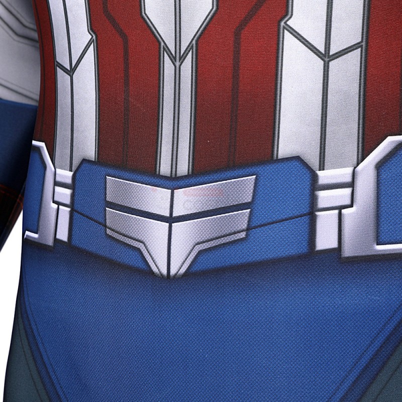 Captain America Sam Wilson Jumpsuit New The Falcon and the Winter Soldier Cosplay Costumes for Adult