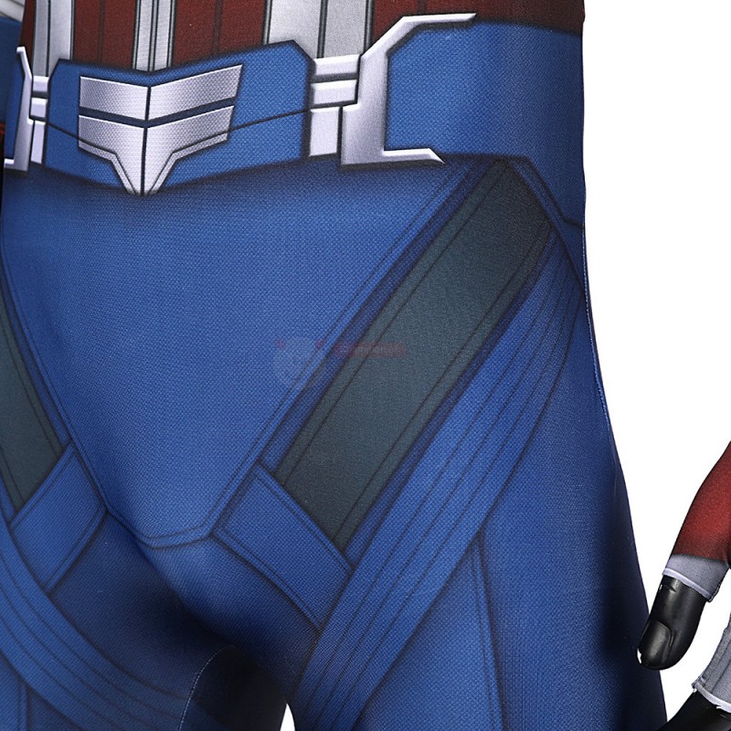 Captain America Sam Wilson Jumpsuit New The Falcon and the Winter Soldier Cosplay Costumes for Adult