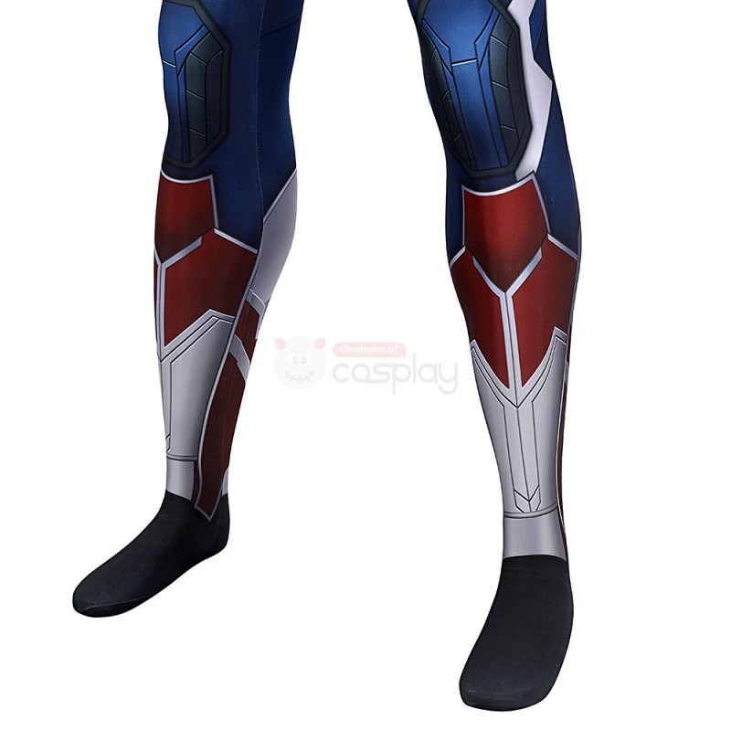 Captain America Sam Wilson Jumpsuit New The Falcon and the Winter Soldier Cosplay Costumes for Adult