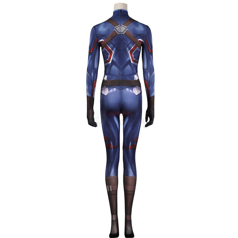 Peggy Carter Cosplay Jumpsuit Suppose That Captain Carter Cosplay Costumes