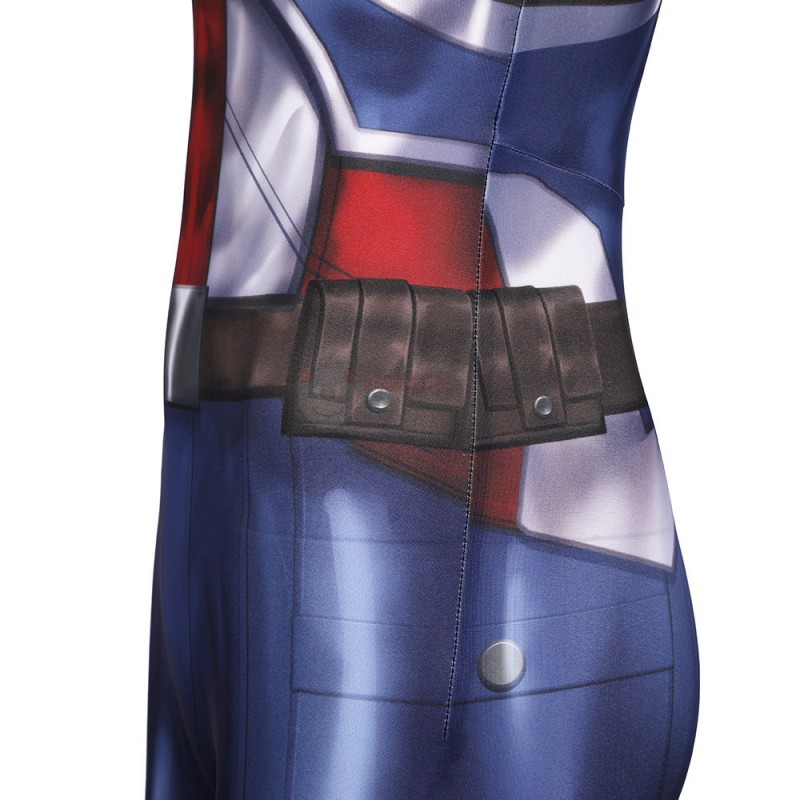 Peggy Carter Cosplay Jumpsuit What If Captain Carter Cosplay Costumes