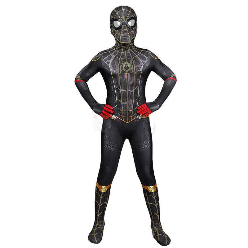 Spider-Man 3 No Way Home Peter Parker Cosplay Costume for Kids