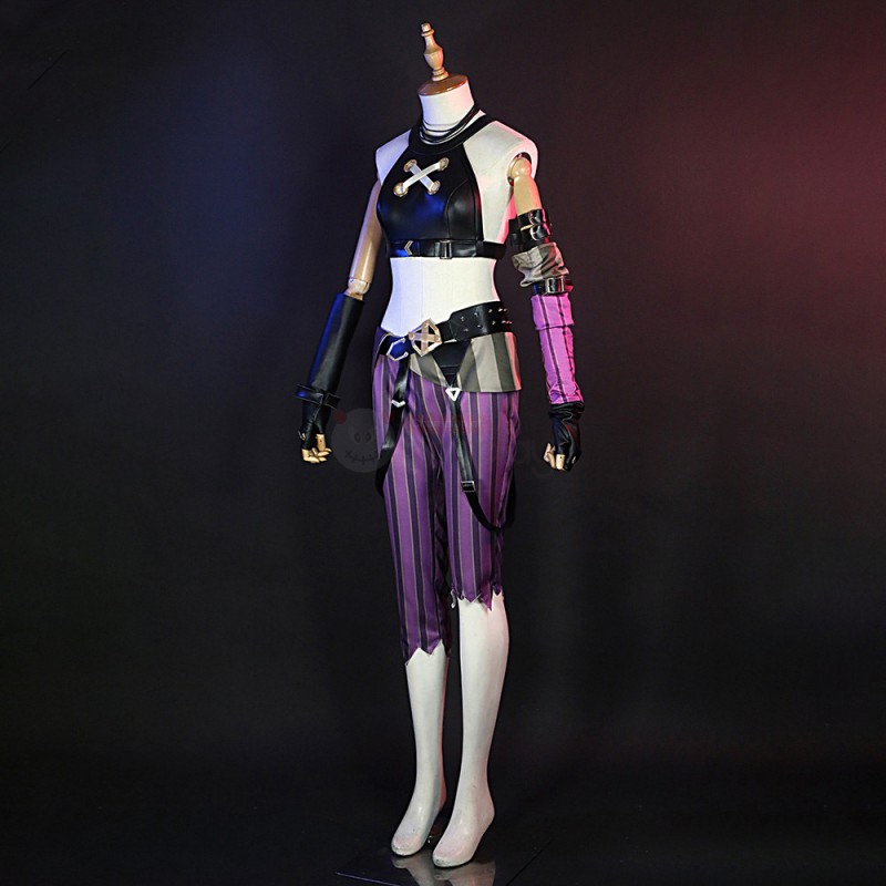 Jinx Costume Arcane Wars of Two Cities Cosplay Costumes