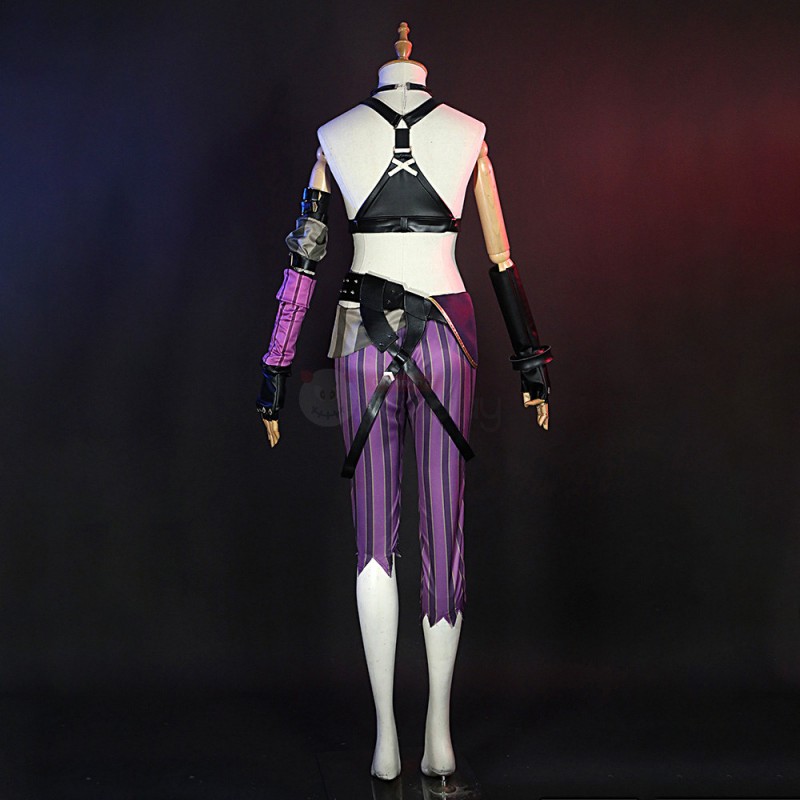 Jinx Costume Arcane Wars of Two Cities Cosplay Costumes