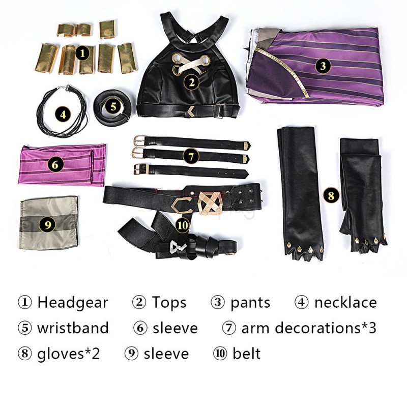Jinx Costume Arcane Wars of Two Cities Cosplay Costumes