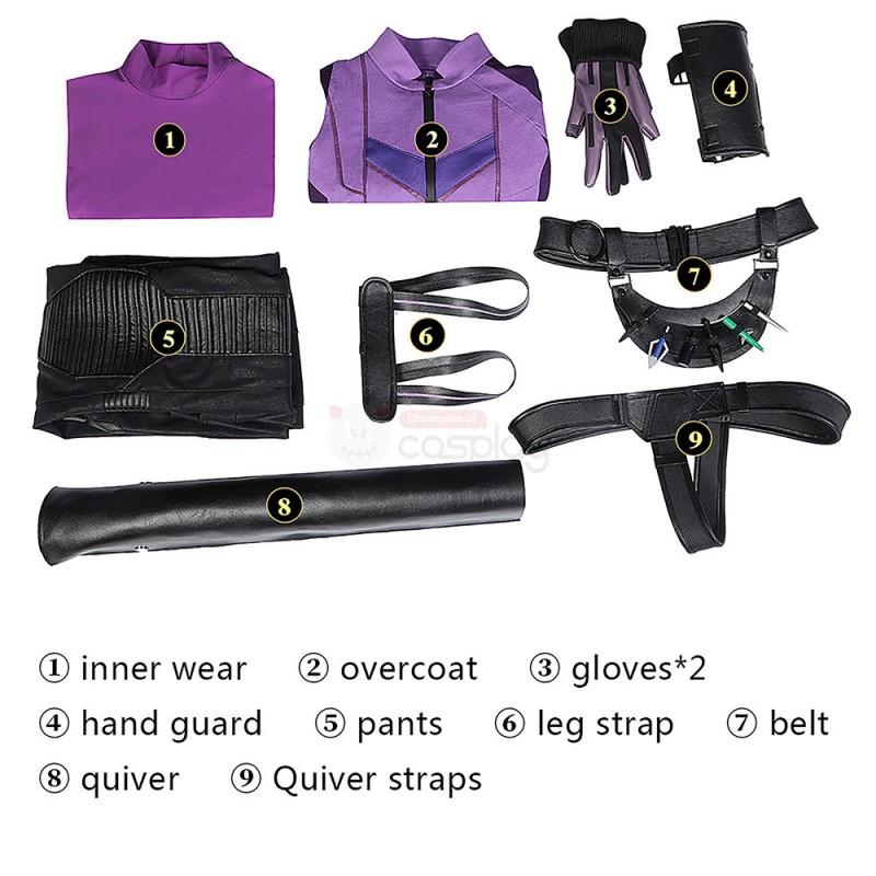 Kate Bishop Costume Young Avengers Hawkeye Cosplay Suit Upgraded Version