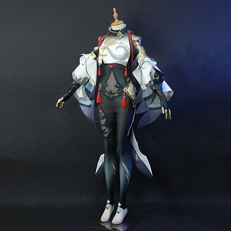 Shenhe Cosplay Costume Genshin Impact Cosplay Suits Improved Version