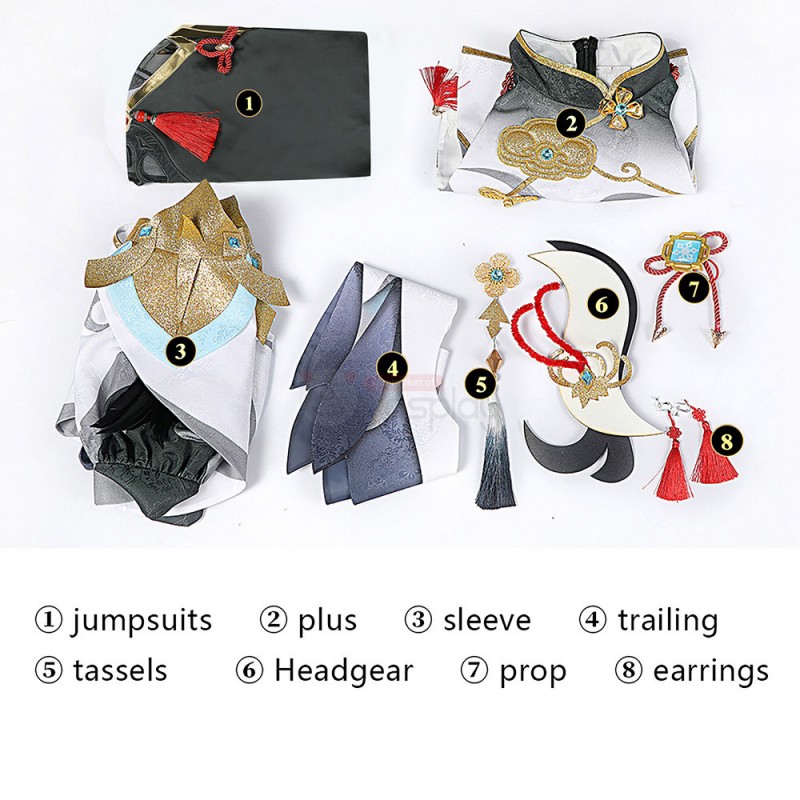 Shenhe Cosplay Costume Genshin Impact Cosplay Suits Improved Version