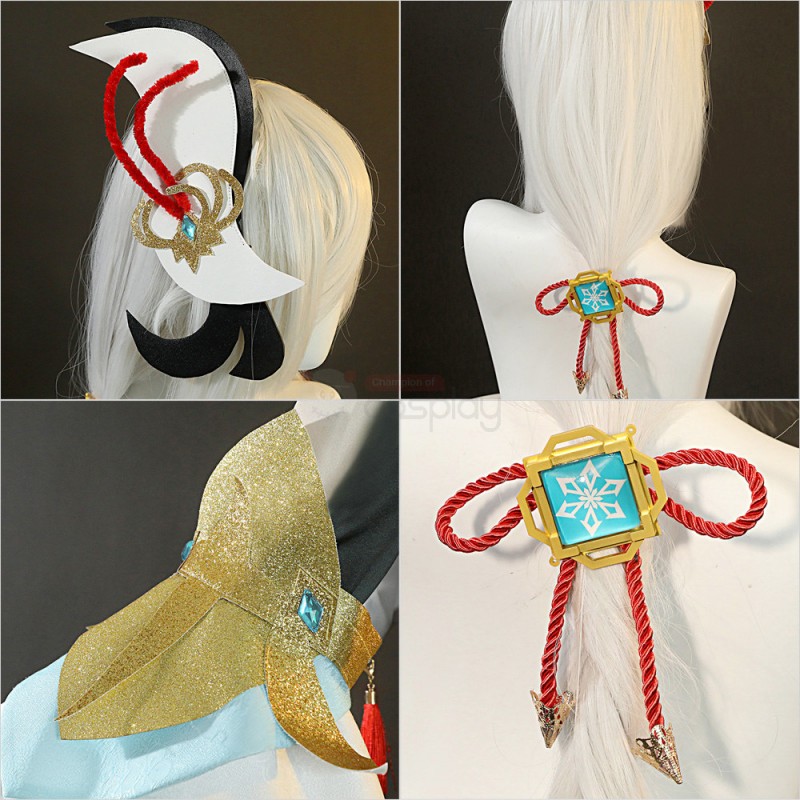 Shenhe Cosplay Costume Genshin Impact Cosplay Suits Improved Version