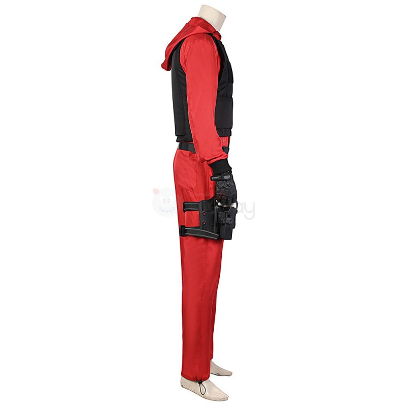 The House of Paper Money Heist Season 5 Red Criminals Cosplay Costumes