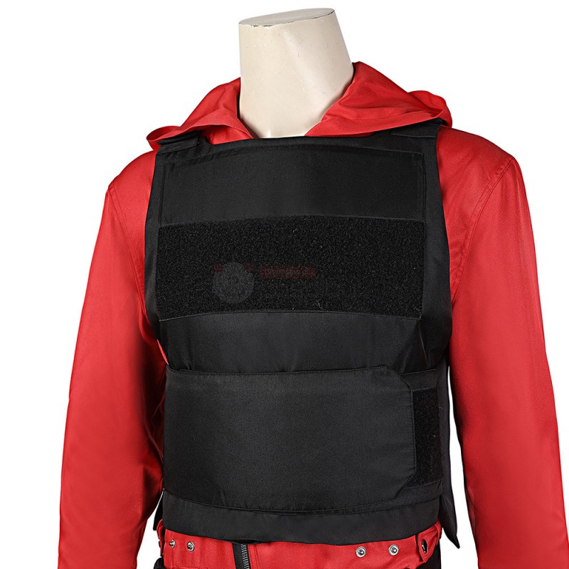 The House of Paper Money Heist Season 5 Red Criminals Cosplay Costumes