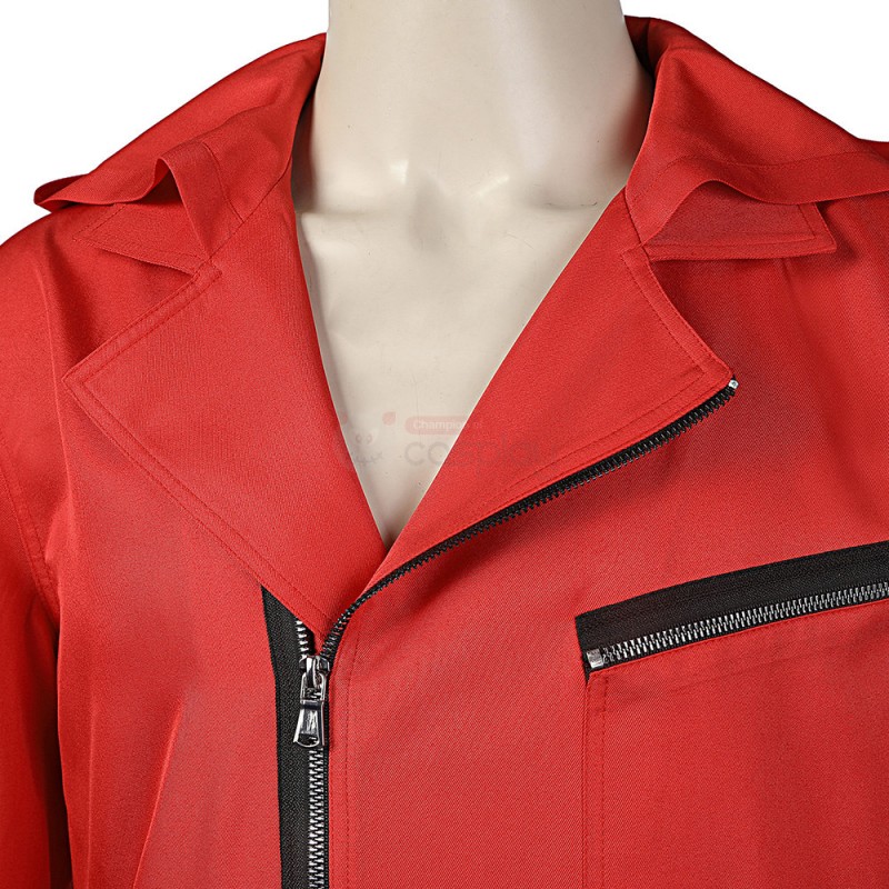 The House of Paper Money Heist Season 5 Red Criminals Cosplay Costumes