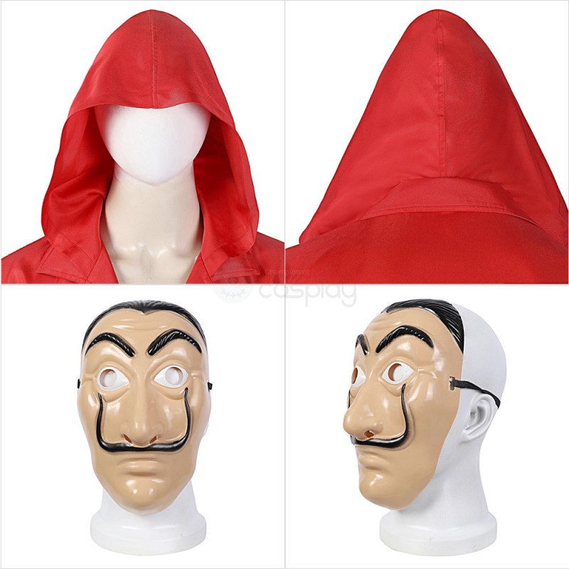 The House of Paper Money Heist Season 5 Red Criminals Cosplay Costumes