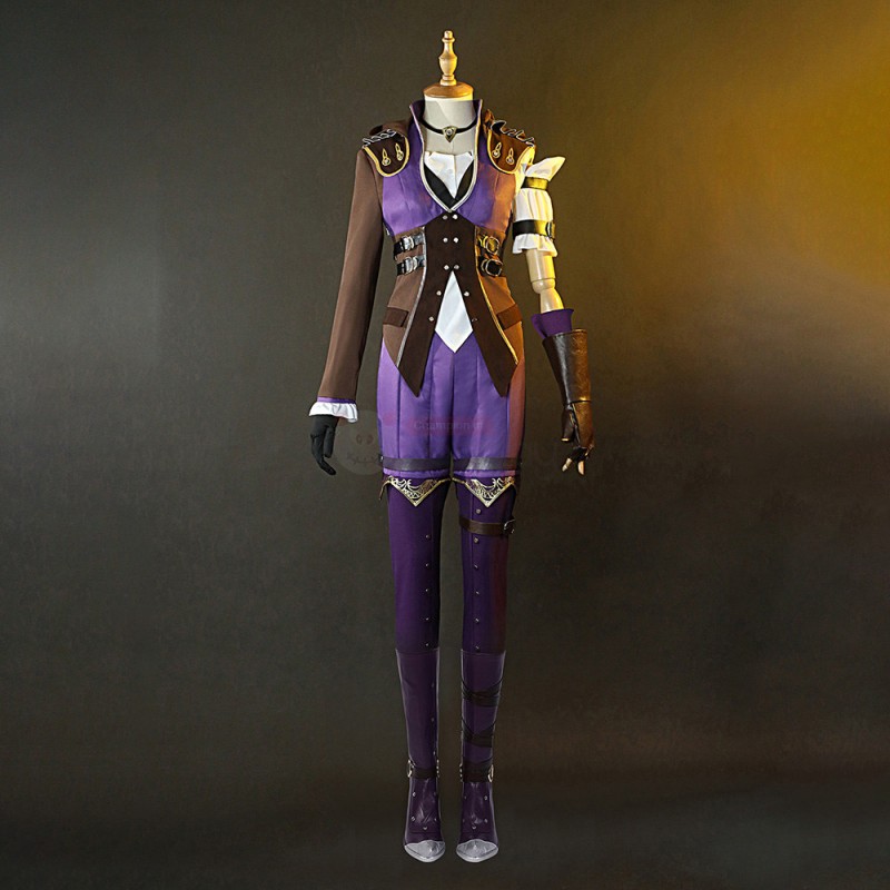 Caitlyn Costume Arcane Wars of Two Cities Cosplay Costumes