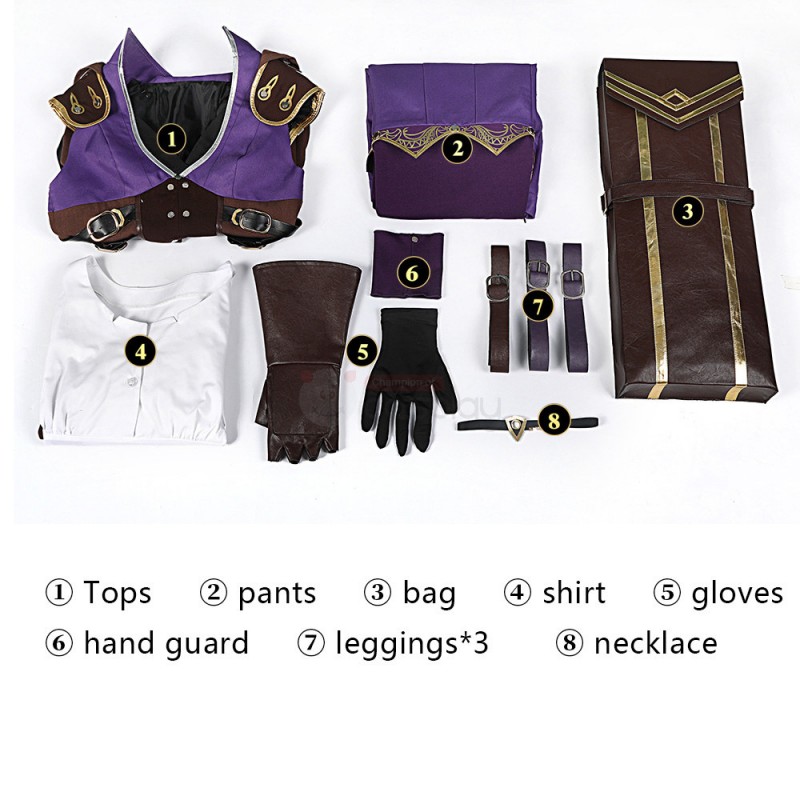 Caitlyn Costume Arcane Wars of Two Cities Cosplay Costumes