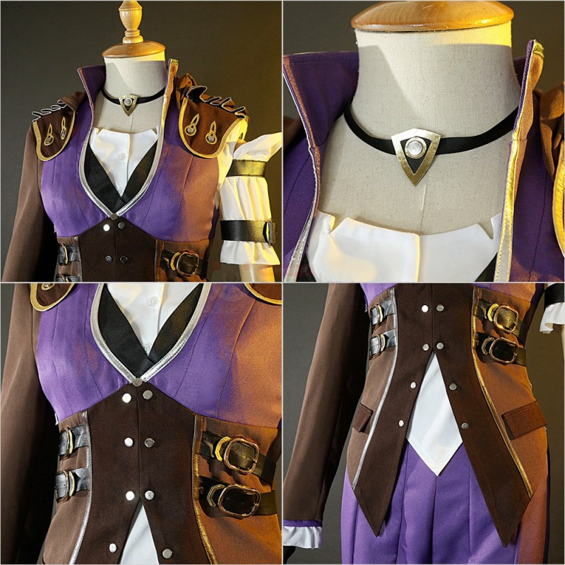Caitlyn Costume Arcane Wars of Two Cities Cosplay Costumes