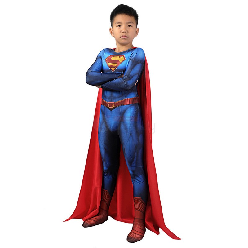Children Bat Champion Cosplay 3D Clark Jumpsuit