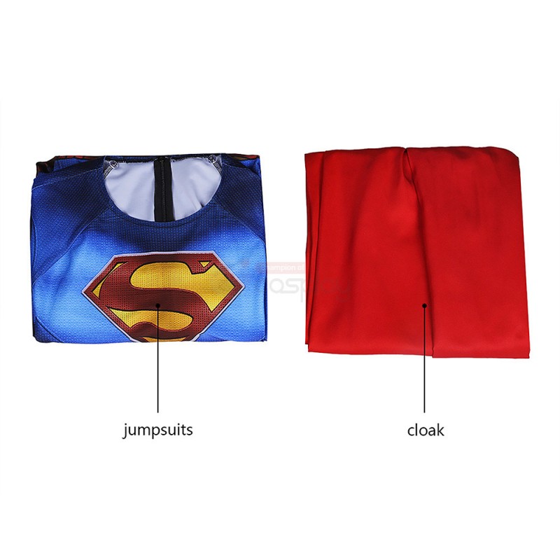 Children Bat Champion Cosplay 3D Clark Jumpsuit