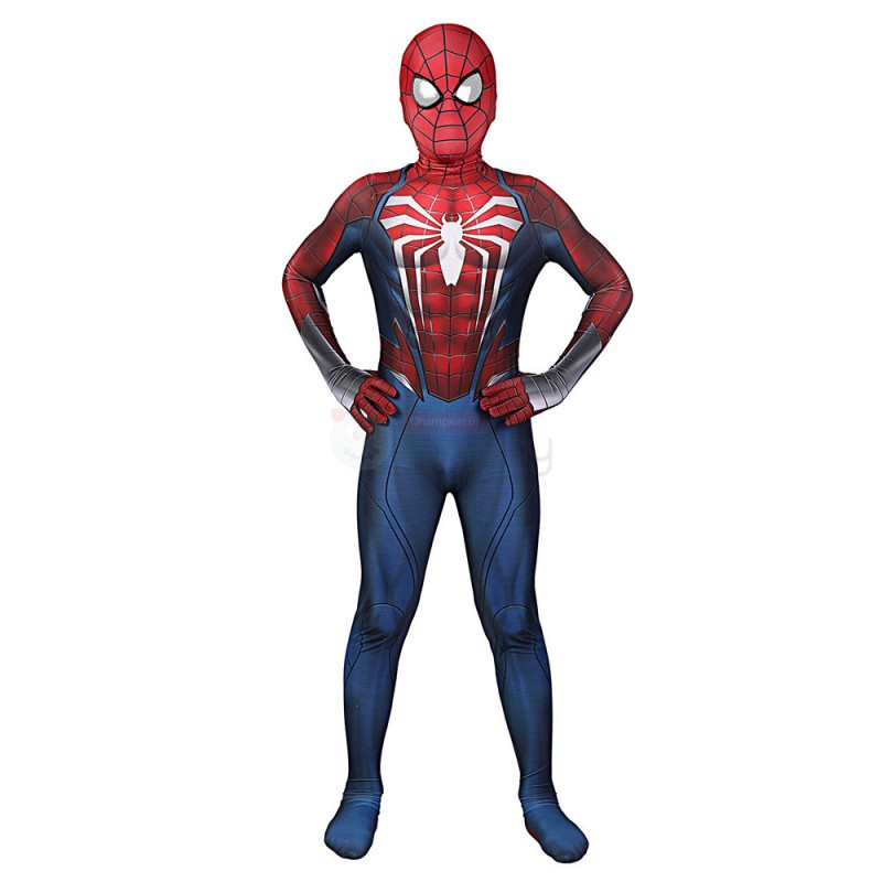 Peter Parker Costumes Marvel Spiderman PS5 2 Cosplay Suits for Kids