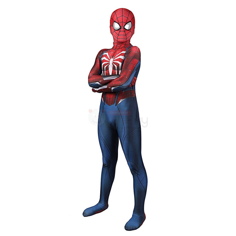 Peter Parker Costumes Marvel Spiderman PS5 2 Cosplay Suits for Kids