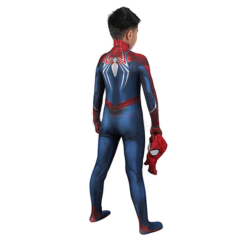 Peter Parker Costumes Marvel Spiderman PS5 2 Cosplay Suits for Kids