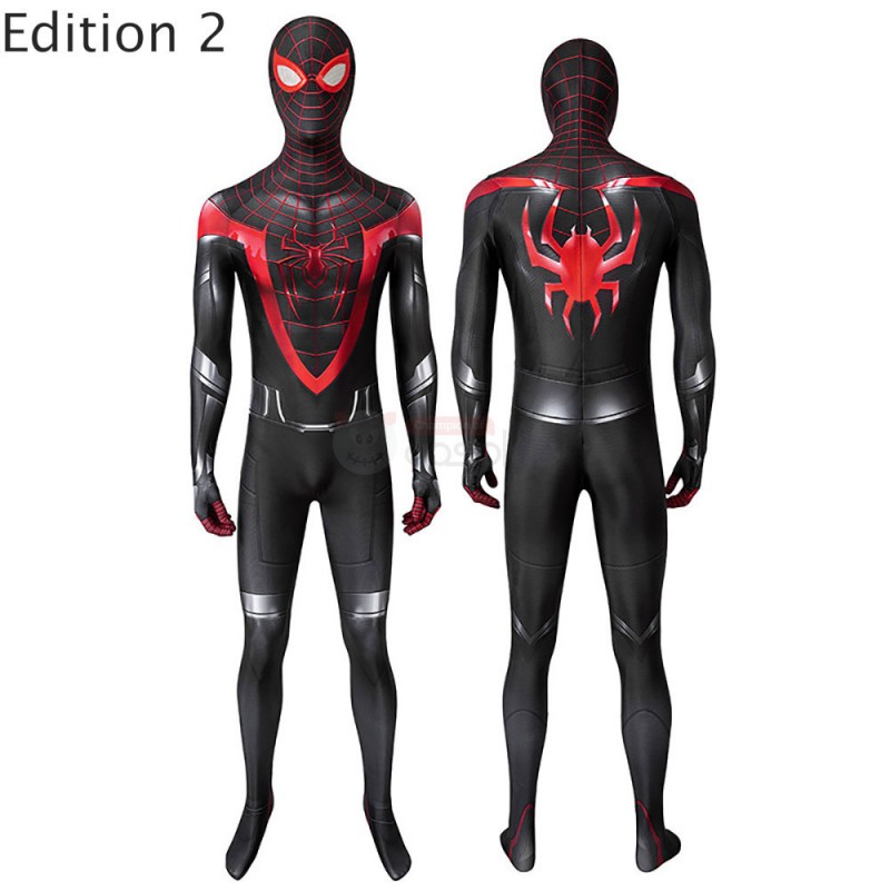 Spiderman Suit Spider-Man Miles Morales Jumpsuit Cosplay Costumes