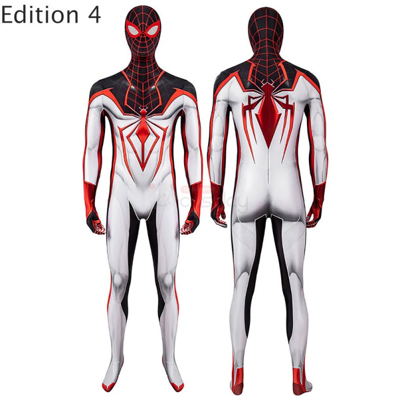Spiderman Suit Spider-Man Miles Morales Jumpsuit Cosplay Costumes