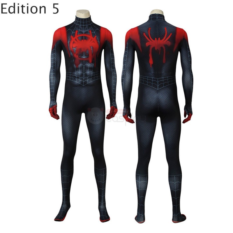 Spiderman Suit Spider-Man Miles Morales Jumpsuit Cosplay Costumes