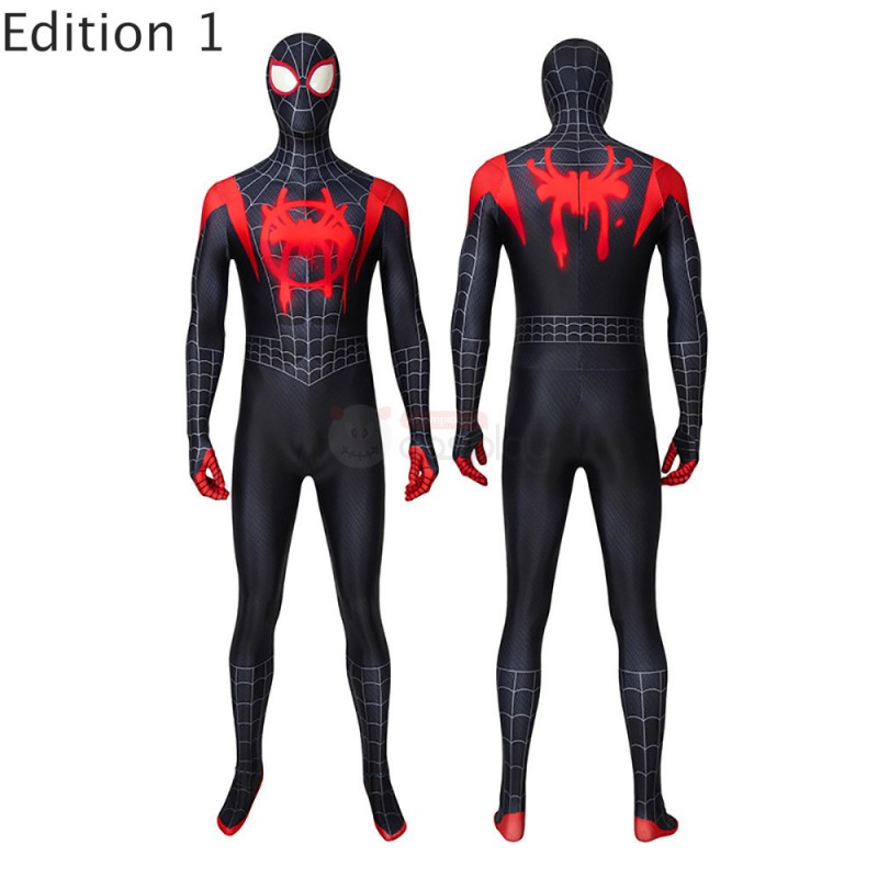 Spiderman Suit Spider-Man Miles Morales Jumpsuit Cosplay Costumes