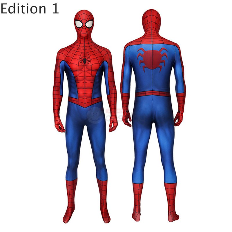 Spiderman Costumes Spider-Man PS4 Cosplay Suit