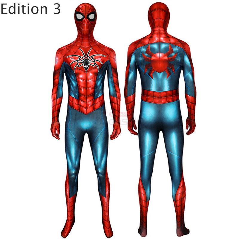 Spiderman Costumes Spider-Man PS4 Cosplay Suit