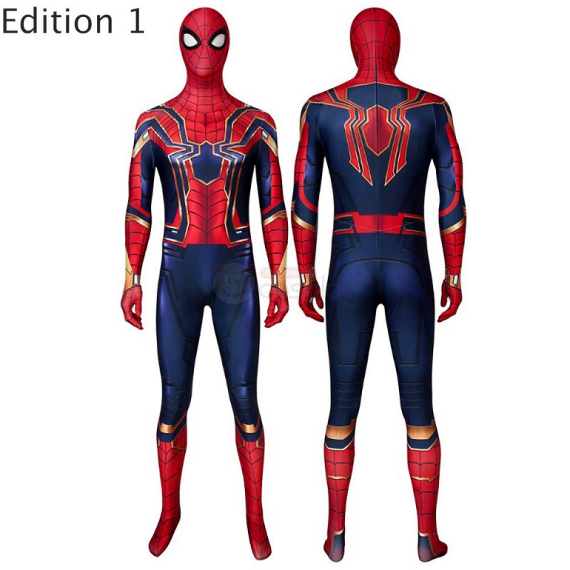 Iron Spider Suit Spider-Man Iron Spider Cosplay Costumes