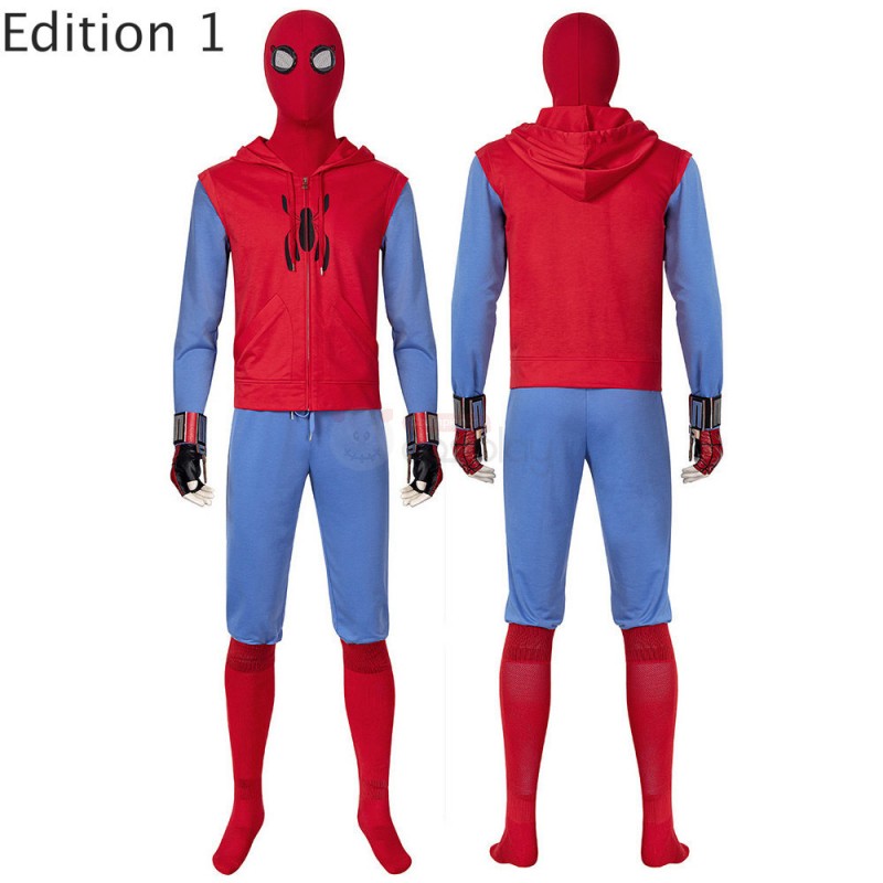 Spiderman Suit Spider-Man Homecoming Peter Park Cosplay Costumes