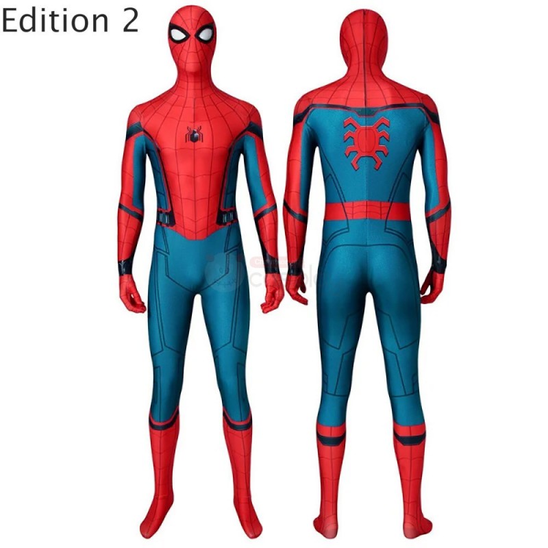 Spiderman Suit Spider-Man Homecoming Peter Park Cosplay Costumes