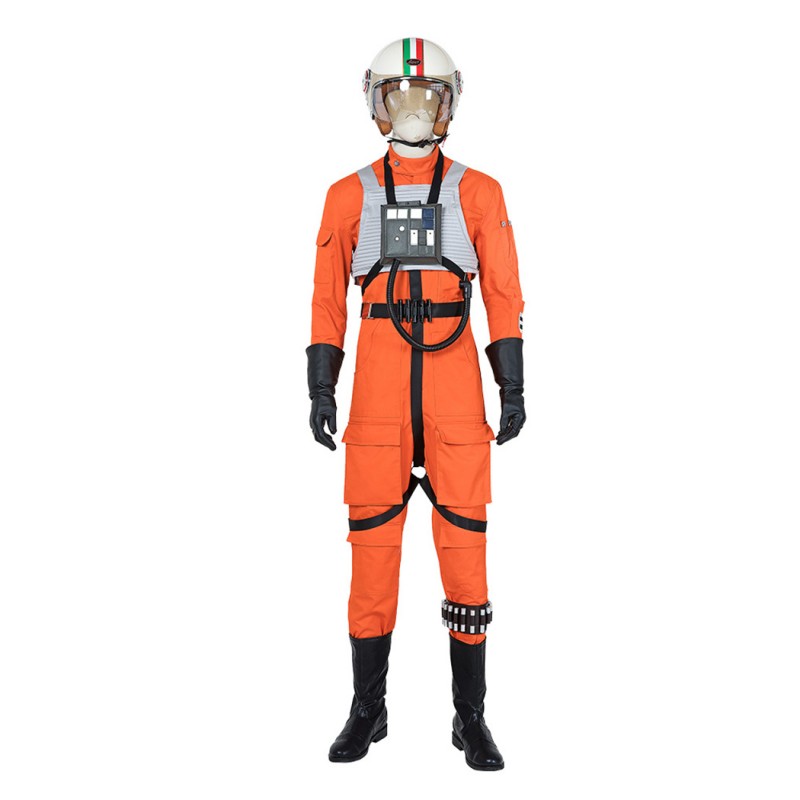 Star Wars Costumes Luke Skywalker X-Wing Pilot Fighter Cosplay Costume