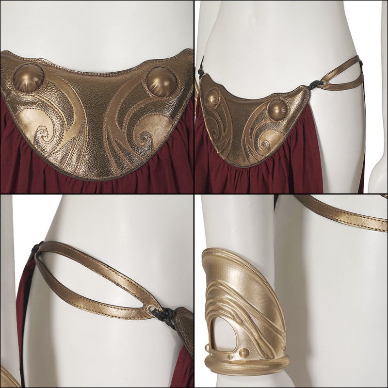 Star Wars 6 Princess Leia Cosplay Costumes Slave Outfit