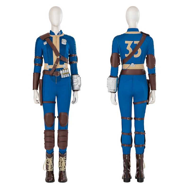 Vault Lucy Costume 2024 TV Female 33 Halloween Cosplay Costumes Blue Outfits