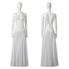 Lady Dress Suit Stefani Germanotta White Cosplay Costumes