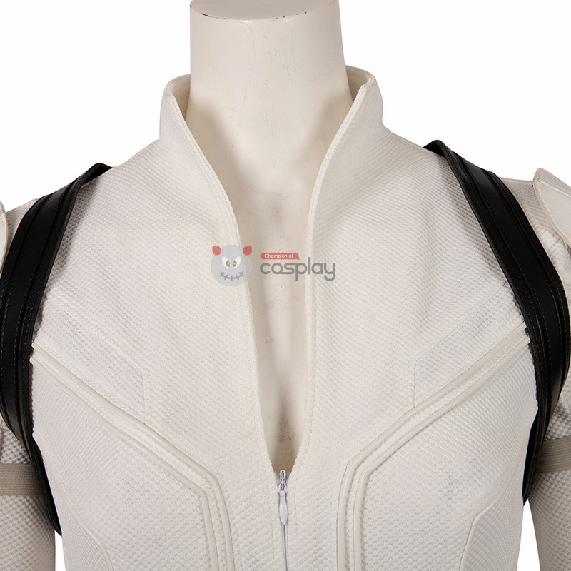 Black Widow White Costumes Natasha Romanoff Cosplay Costumes