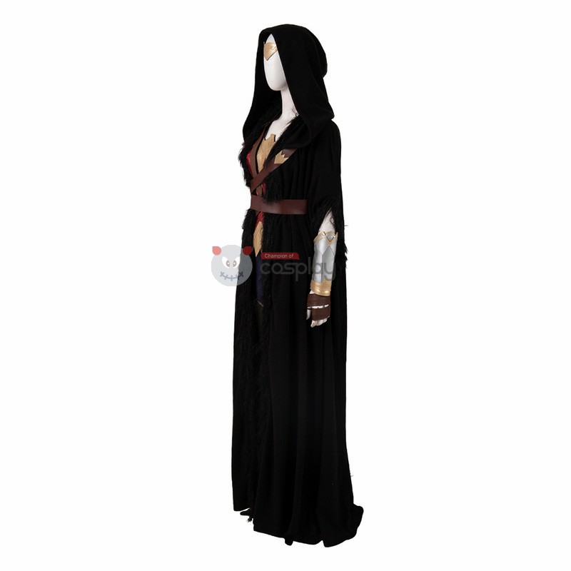 Halloween Diana Cosplay Costume Woman Black Suit