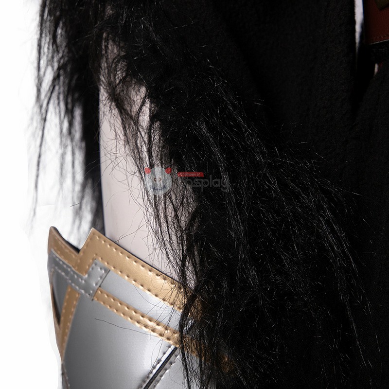 Halloween Diana Cosplay Costume Woman Black Suit