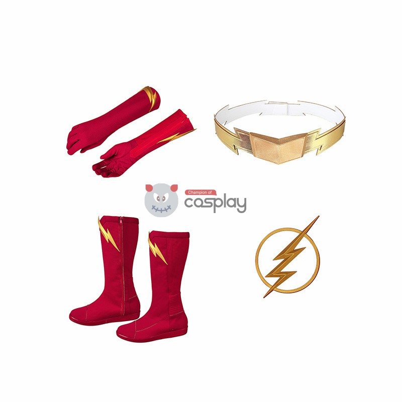Barry Allen Cosplay Suit TF S6 Cosplay Costume Top Level