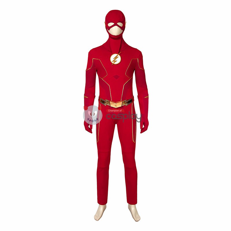 Barry Allen Cosplay Suit TF S6 Cosplay Costume Top Level