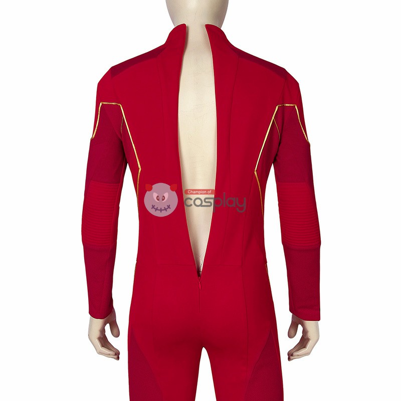 Barry Allen Cosplay Suit TF S6 Cosplay Costume Top Level
