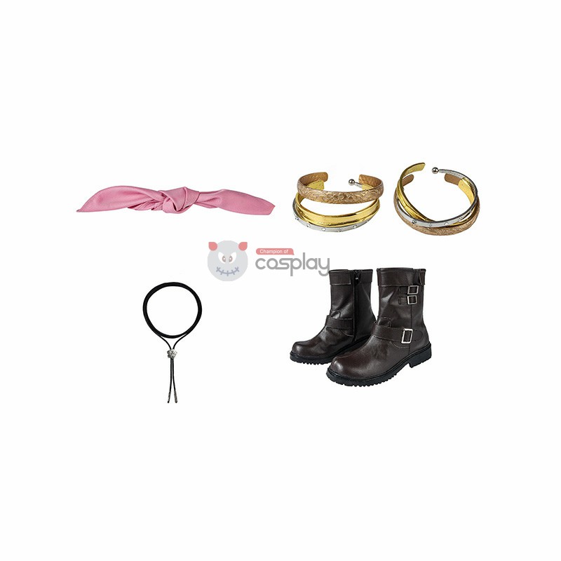 Aerith Gainsborough Costume Final Fantasy 7 Cosplay Costume